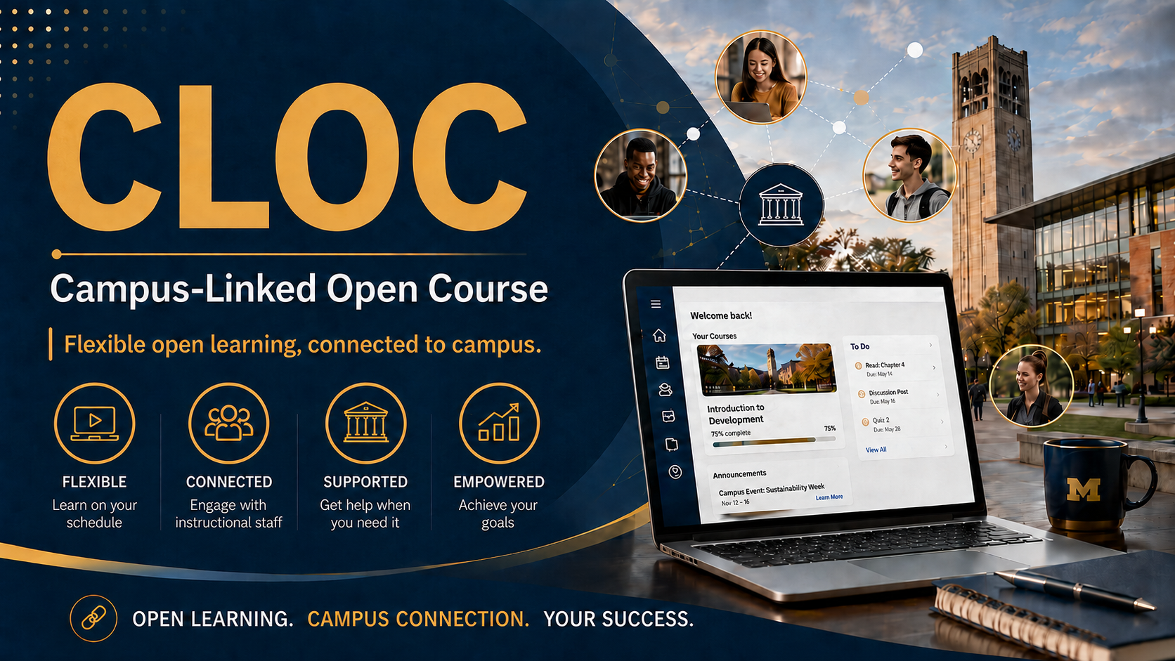 Campus-Linked Open Course illustration